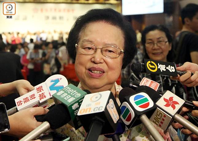 譚惠珠指不擁護基本法的人應當禁止參選及受到制裁。