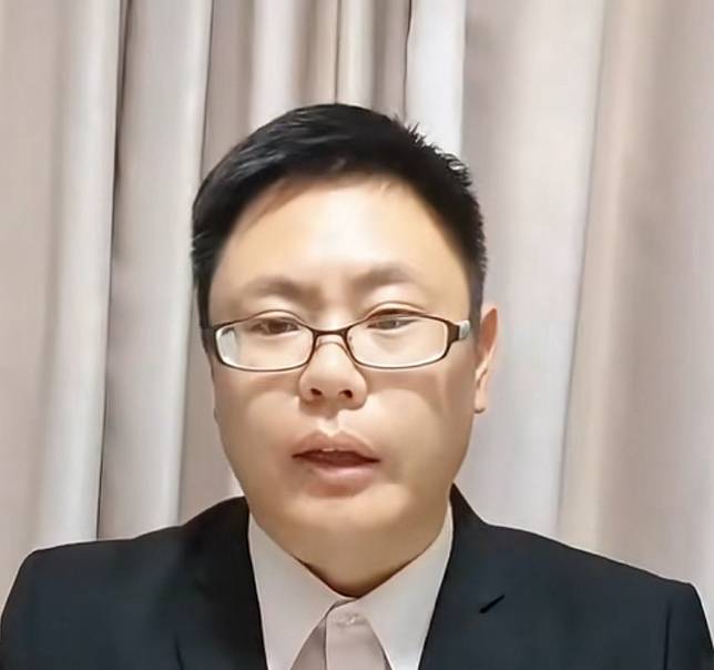 張立齊這幾天在抖音連發數支影片痛罵民進黨政府和陸委會。(圖翻攝自張立齊抖音)