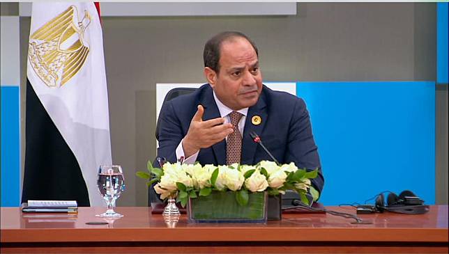 埃及總統塞西(Abdel Fattah al-Sisi)。(@AlsisiOfficial)