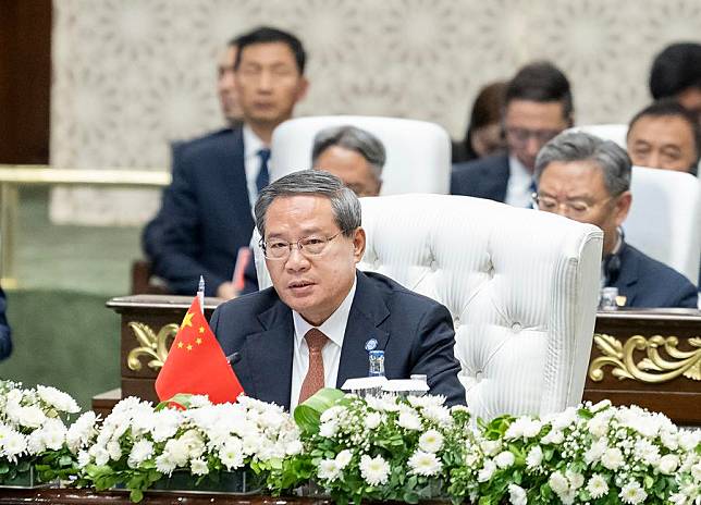 Chinese Premier Li Qiang attends the 23rd Meeting of the Council of Heads of Government of Member States of the Shanghai Cooperation Organization (SCO) in Islamabad, Pakistan, Oct. 16, 2024. (Xinhua/Li Tao)