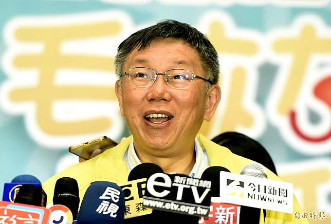 面對鄭麗文詢問「是否在準備台北市長的接班人」，柯文哲(見圖)點頭鬆口「我有在準備」。(記者林正堃攝)