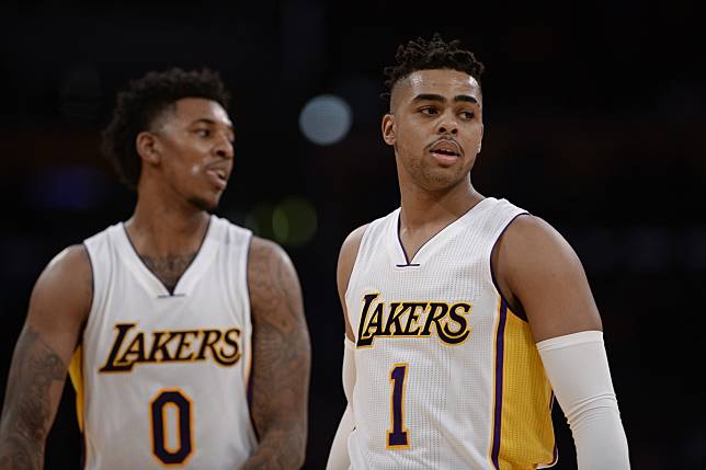 Nick Young（左）、D'angelo Russell（右）