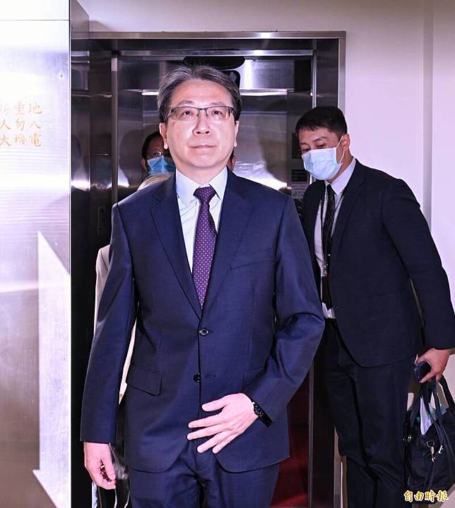 國安局長蔡明彥。(記者方賓照攝)