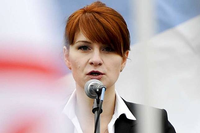俄羅斯女子布提納（Maria Butina）遭美國檢方控為俄國間諜，建立俄國與美國政治組織的「秘密溝通管道」。（AP）