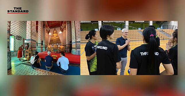 ทิม คุก ซีอีโอ Apple เดินทางเยือนไทย 1 วัน สำรวจตลาด ชมวัดอรุณฯ เข้าพบทีมวอลเลย์บอลหญิง