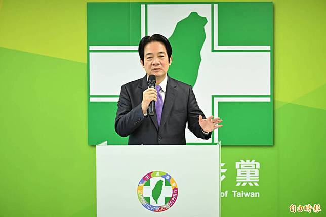 民進黨主席賴清德勉勵大家，民進黨在各面向都是台灣政黨第一品牌，不能怯於論述，要敢講給社會聽，什麼地方都可以拿議題來講。(資料照)