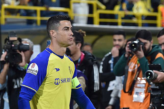 Cristiano Ronaldo認為沙烏地職業聯賽更勝法甲。（達志影像資料照）