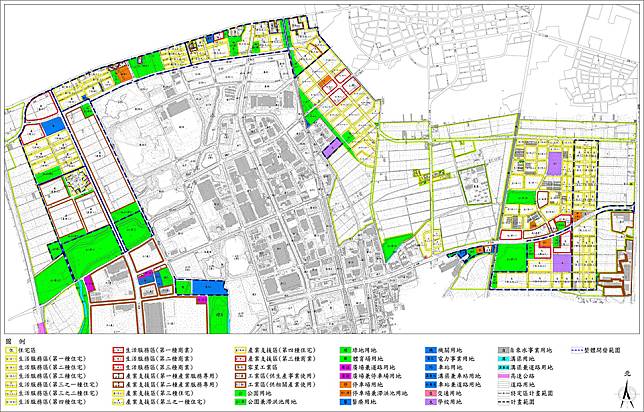 台南科學園區平面示意圖。（經發局提供）