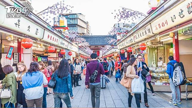 到日本旅遊的外國觀光客大量增加。（示意圖／shutterstock達志影像）