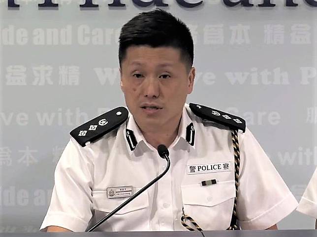 謝振中指警方不能同意國際特赦組織報告的指控 (香港警察facebook)