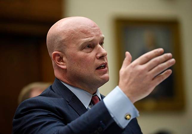 Matthew Whitaker, then acting U.S. attorney general, testifies before U.S. House Judiciary Committee on Capitol Hill in Washington D.C., the United States, on Feb. 8, 2019. (Xinhua/Liu Jie)