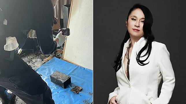 日本女歌手ZOOCO住家去年12月因為中國製大容量儲能電池自爆而燒毀。翻攝自ZOOCO IG