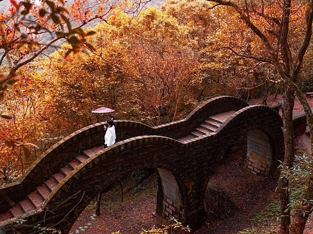 日式風情的賞楓祕境汐止拱北殿 / 圖片來源：@van_1008授權使用