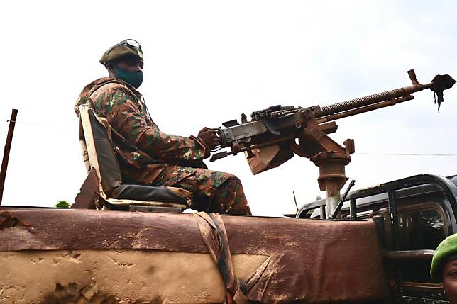 File photo taken on July 25, 2024 shows a soldier seen in Cantine, a village in North Kivu Province, the Democratic Republic of the Congo (DRC). (Photo by Alain Uyakani/Xinhua)