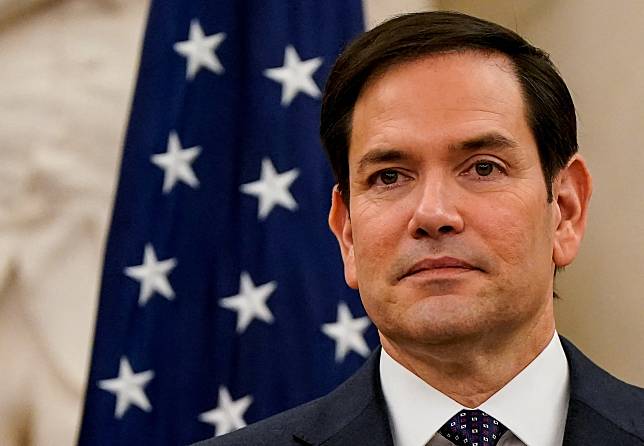 被視為「反華急先鋒」的美國新任國務卿魯比奧（Marco Rubio）周二宣誓就任。(路透社)