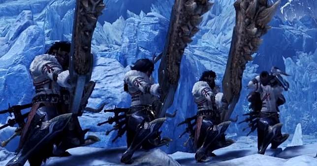 《魔物獵人世界：ICEBORNE》轟龍、猛牛龍慘遭神人團隊2分鐘無情屠殺