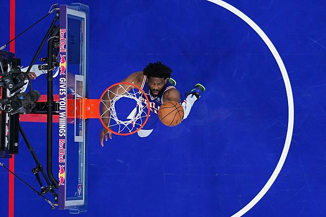 Joel Embiid（圖片來源 LINE TODAY：美聯社/達志影像）