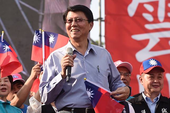據了解，有徵召洪秀柱建議權的台南市地方黨部主委謝龍介，被視為藍營不分區立委內定人選，且有很大機會排在安全名單內。（攝影：張哲偉）