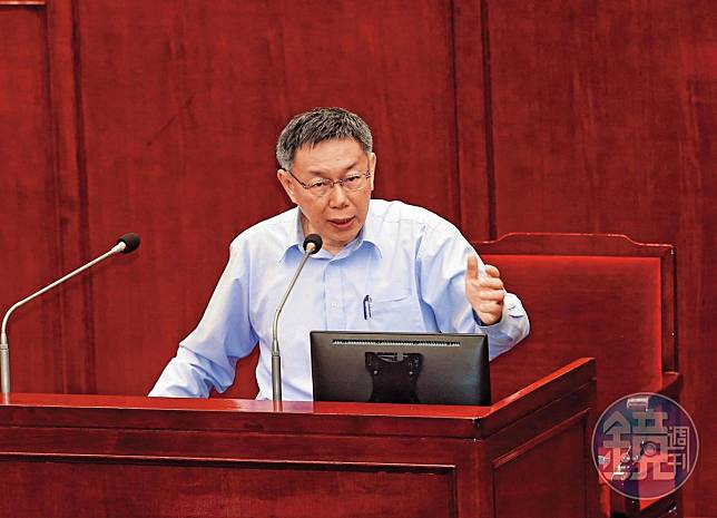 得知高雄市有意「攔胡」味全龍南下進駐，台北市長柯文哲也在市議會明確表態，要全力留下味全龍在台北。