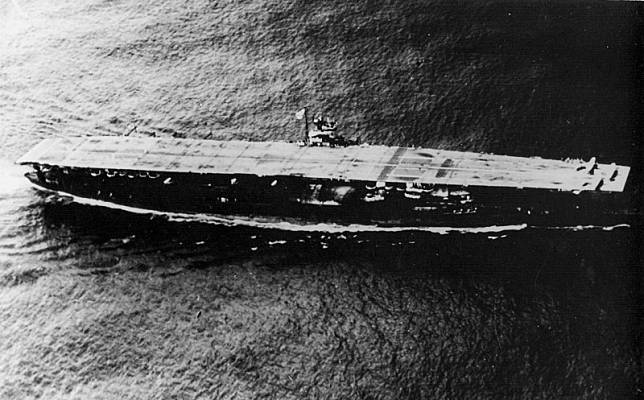 1941年的日本航空母艦「赤城號」。(圖擷自Wiki)