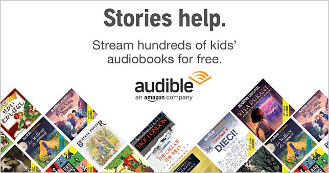 Audible Stories 亞馬遜開放有聲書免費線上收聽，來練練英文聽力吧！