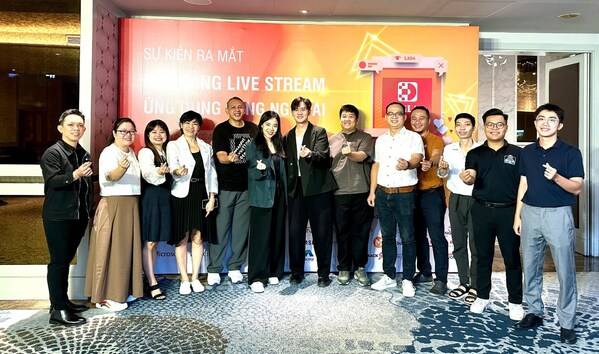 DigiLive and BeLive crew at the launch of DigiLive Vietnam