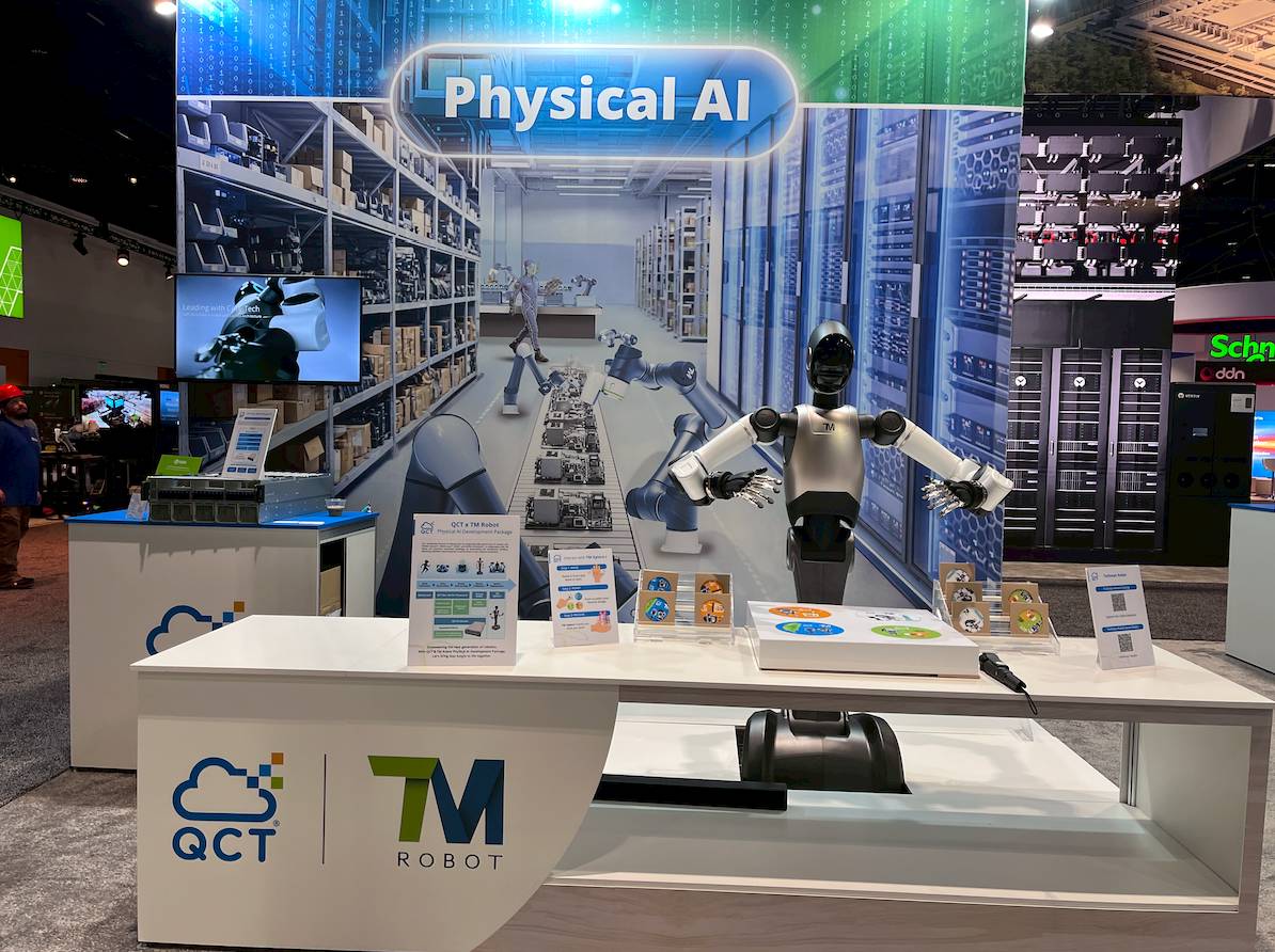 達明機器人登GTC 2026：發表全新AI 策略與人型機器人TM Xplore I