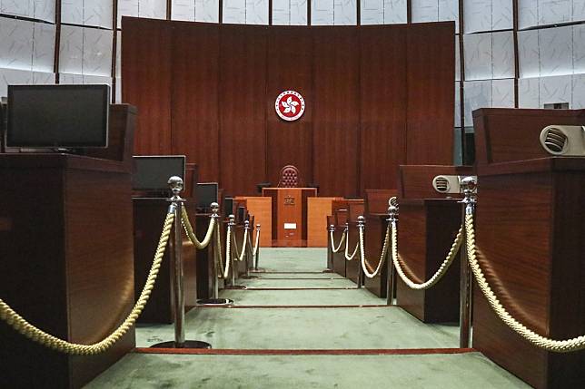 The Legislative Council Chamber has reopened after repair from the rampage caused by anti-government protesters on July 1, 2019. Photo: Nora Tam