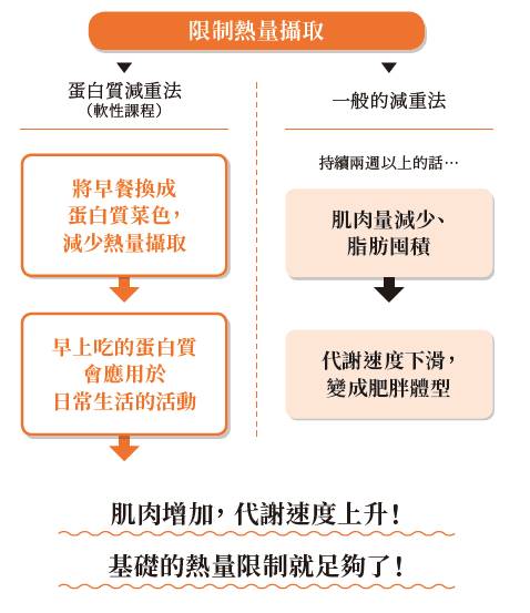 圖片來源：經《1個月-7kg 奇蹟蛋白質減重法》，采實文化出版授權使用，未經許可不得任意轉載。