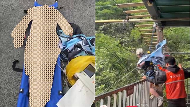 中國少女懸崖鞦韆高空墜亡⋯不是沒綁緊！最新調查曝光「真相令人發毛」