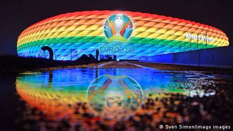 本會如此美麗 —— 但歐足聯不希望歐洲錦標賽的體育場呈現彩虹色