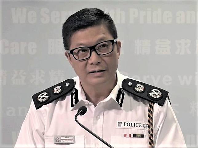 鄧炳強形容暴力示威者行為比其他罪犯及騙徒更邪惡 (香港警察facebook)