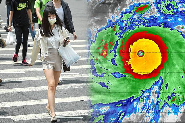 氣象局長鄭明典在臉書表示，舒力基已經浮現「很強颱風的特徵」。(本報合成)