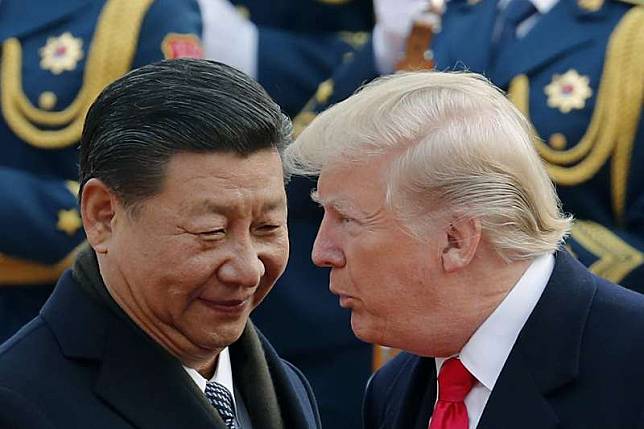 2017年9月，美國總統川普與中國國家主席習近平「川習會」（AP）
