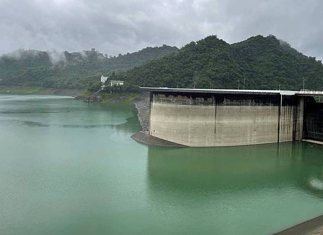 集水區明顯降雨，曾文水庫的蓄水率回升至38%以上。(南水局提供)