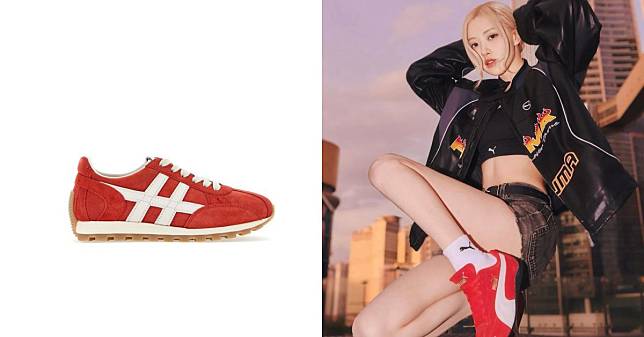 2025「紅色球鞋」8雙推薦：Hogan、鬼塚虎復古優雅，Rosé最愛「Puma Speedcat」過年走春最時髦！