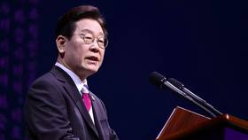 圖為2026年3月1日，南韓總統李在明出席「三一節」致詞活動。路透社資料照