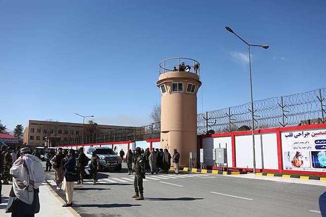 People visit a hospital turned from an ex-U.S. military base in Kabul, Afghanistan, on Feb. 20, 2025. (Photo by Saifurahman Safi/Xinhua)