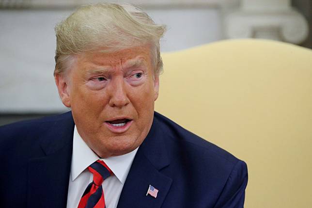 US President Donald Trump says his administration is “making a lot of progress” with China. Photo: Reuters