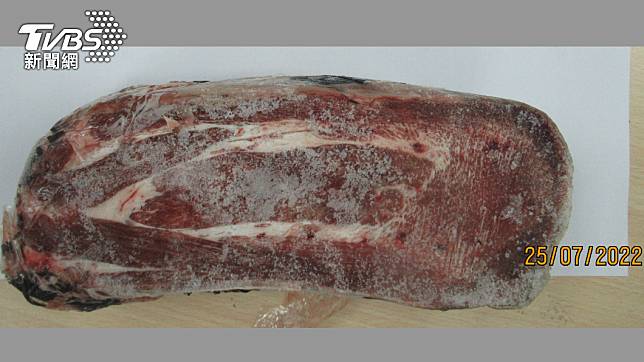 「TYSON冷凍牛舌(FROZEN IBP PREMIUM TRIMMED BEEF TONGUES (BLACK) 0% # 1A (輸入供食品用途) (MPP-142565))」遭驗出「住肉孢子蟲