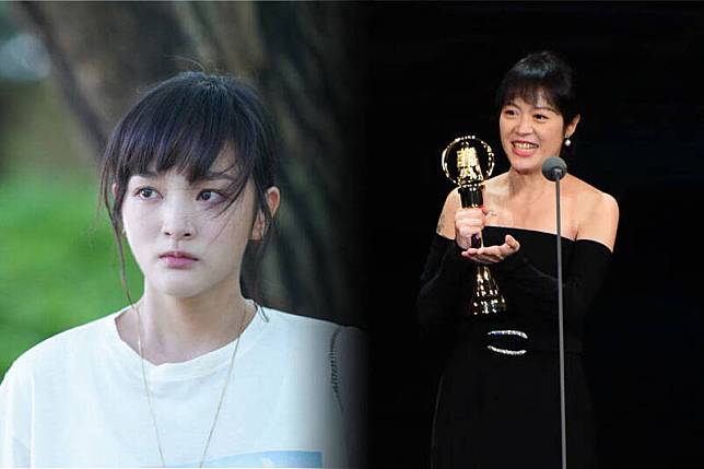 《比悲傷》導演謝沛如(右)風光奪獎，點名女主角王淨。(合成圖，左：Netflix／右﹔三立提供)