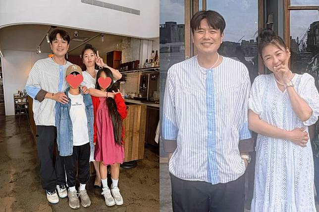 六月（右）與李易夫妻慶祝結婚15週年。翻攝李易LEE YI﻿臉書