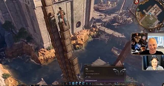 Steam同接破80萬《柏德之門3》示範自由度：在屋頂疊45個木箱，然後跳進城堡高牆