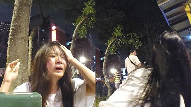 南韓女直播主「五月」近日來台中暑，當場熱昏倒地。翻攝《@may5w》Twitch