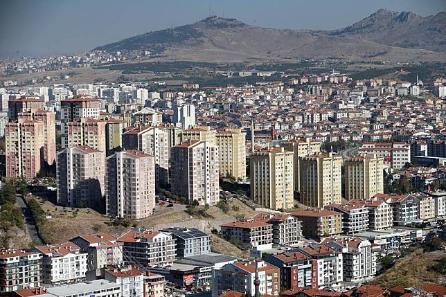 Photo taken on Oct. 28, 2024 shows residential buildings in Ankara, Türkiye. (Mustafa Kaya/Handout via Xinhua)