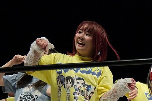 日本女摔角手朝陽。(翻攝自X)