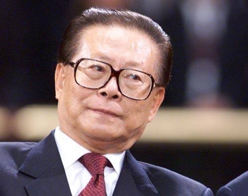 中共前領導人江澤民。(圖擷取自網路維基百科)