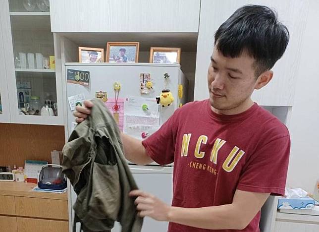知名棒球YouTuber網紅「台南Josh」驚傳被家暴，衣服都被剪爛。（圖／翻攝自巴毛律師混酥團臉書）
