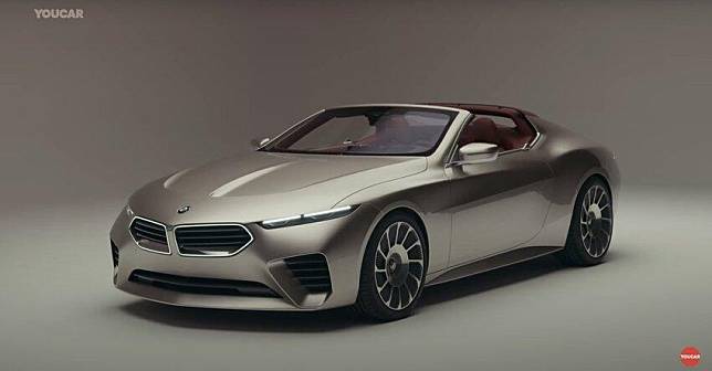 BMW 以品牌旗艦雙門跑車 8 系列為基礎打造全新 Concept Skytop 概念車。(圖片來源：擷取自 YouTube/Youcar)