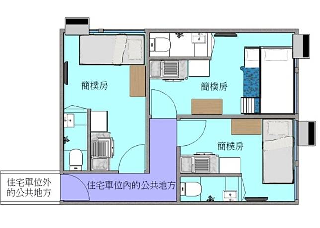 簡樸房必須有一扇窗。